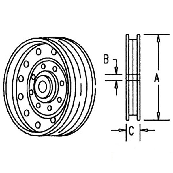 AP24354 Fits John Deere Fits New Holland IDLER PULLEY